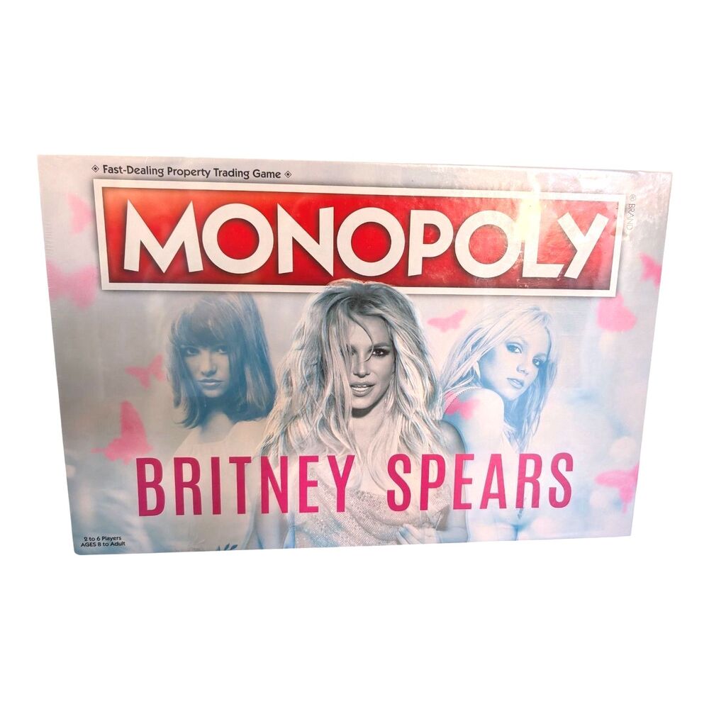Monopoly Brittany Spears USAopoly Collector’s Edition Rare Sealed New